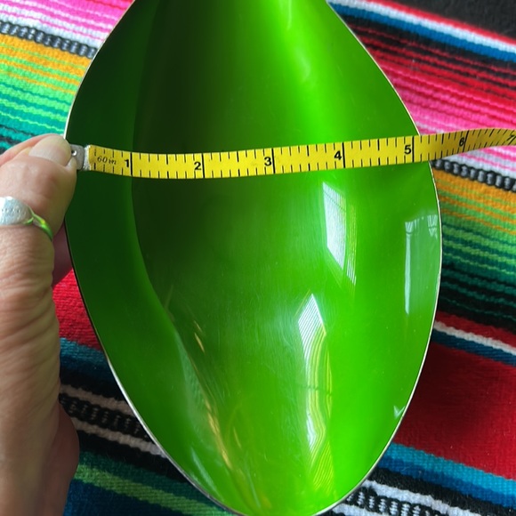 Vintage MCM Reed & Barton Enameled Silverplate Teardrop Dish - Picture 10 of 10